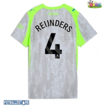 Manchester City Tijjani Reijnders #4 Tredjedrakt Dame 2025-26 Kortermet